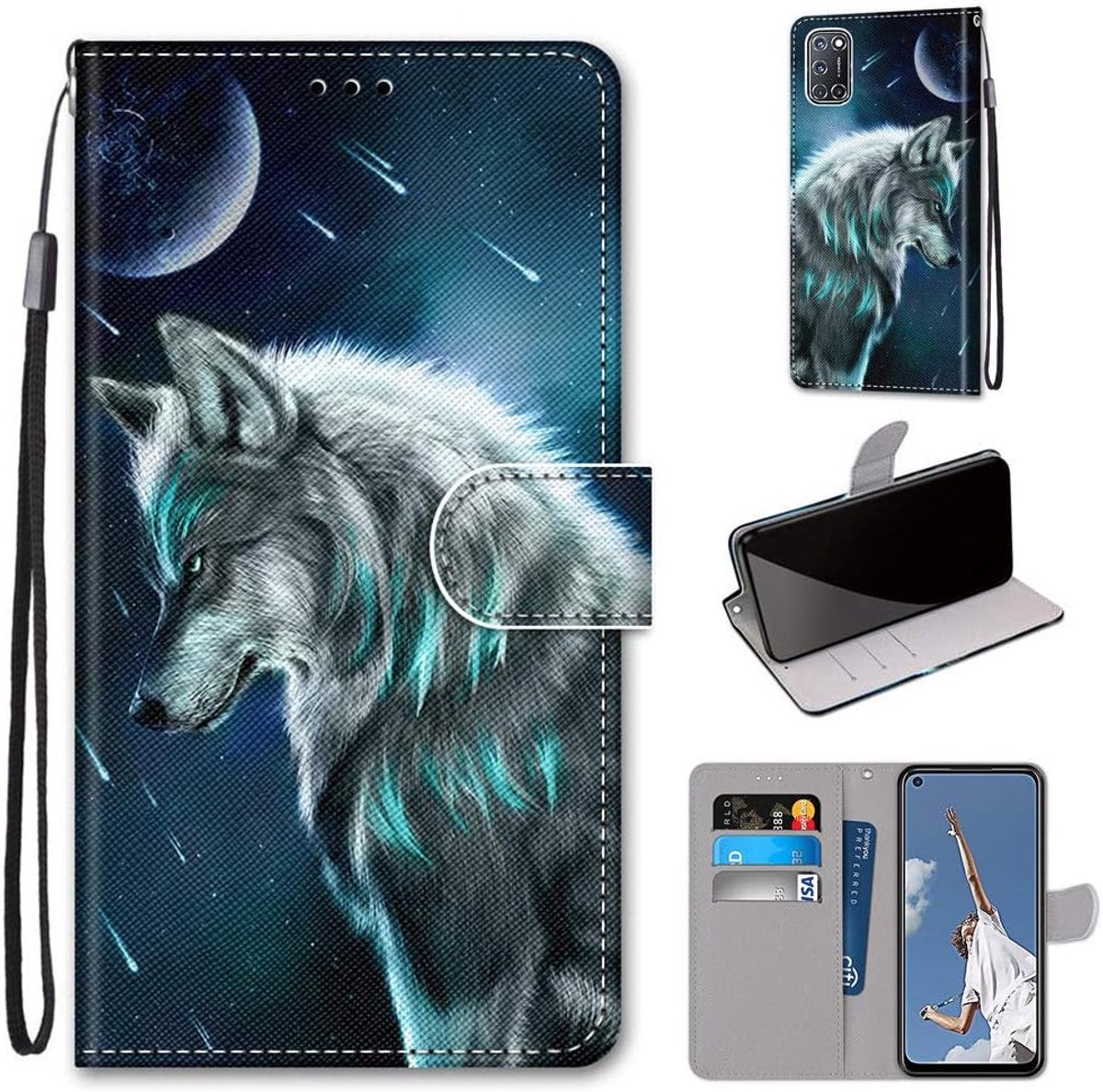 Portemonnee Telefoonhoes voor Oppo A52 / A72 / A92