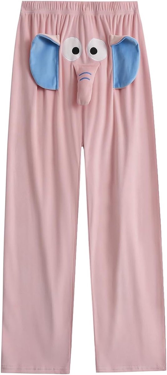 Pyjamabroek voor heren en Dames Grappige Comfortabele Pyjama Broek Elastische Lounge Bottoms Nachtkleding, Grappig Cadeau voor Unisex