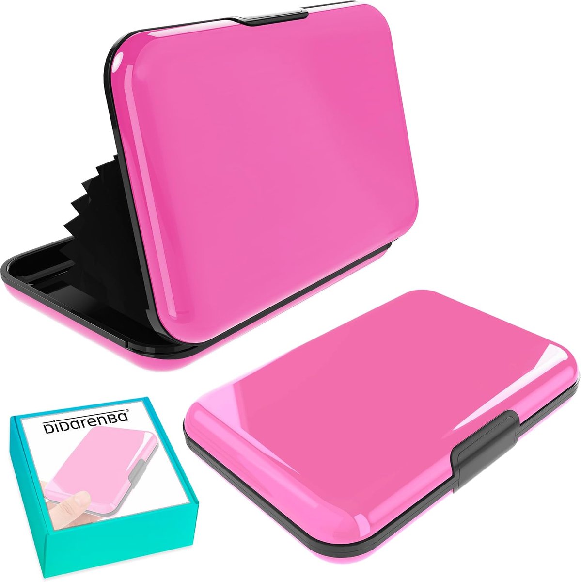 Credit Card Holder for Men Women 2 Pieces Aluminium RFID Blocking Card Protection Anti-Fraud Contactless Large - ShopVlot