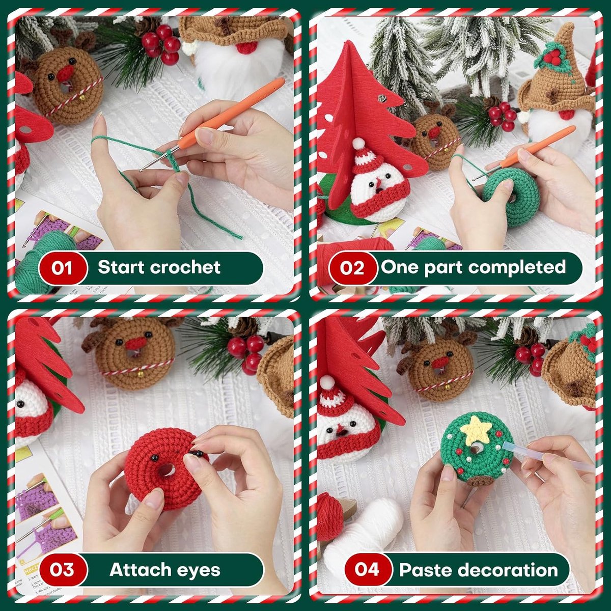 Feestelijke Donut Haakset voor Beginners (met videotutorial)