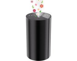 SnelShoppen - Waterloze Aroma Diffuser voor Essentiële Olie - Zwart Mini Luchtbevochtiger voor Thuis, Auto en Slaapkamer - Perfect voor Aromatherapie