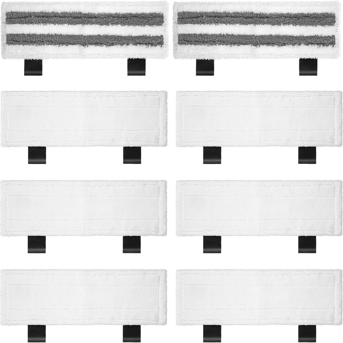 Set van 8 Stoomreinigers Geschikt voor EasyFix SC2, SC3, SC4, SC5 - Microvezel Stoommop Pads en Herbruikbare Accessoires voor Effectieve Vloerreiniging