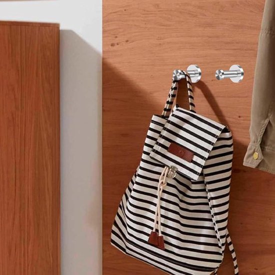 6 pcs towel hooks, clothes hooks - ShopVlot — afbeelding 3