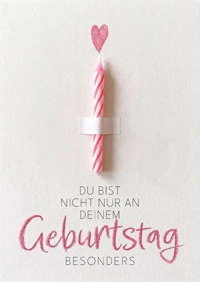 the lazy panda card company Birthday Card with Real Candle for Women, Girls, Mum, Girlfriend, Sister, Daughter - ShopVlot