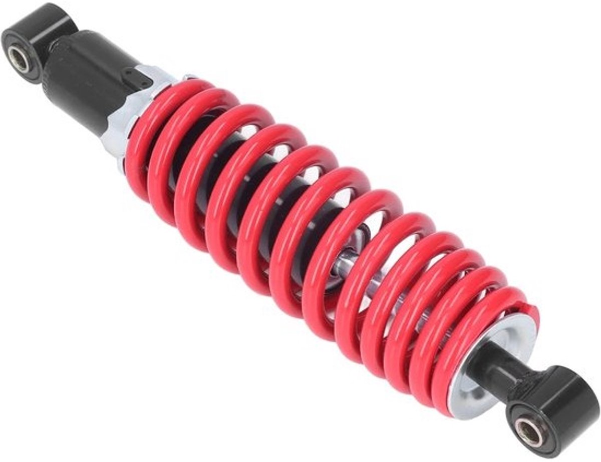 Dailygoods-schokdemper - Achter - 305 mm - Verstelbare veerdruk - 5 snelheden - Universeel - Voor motorfiets en ATV - Staallegering - Hoge kwaliteit - Vering