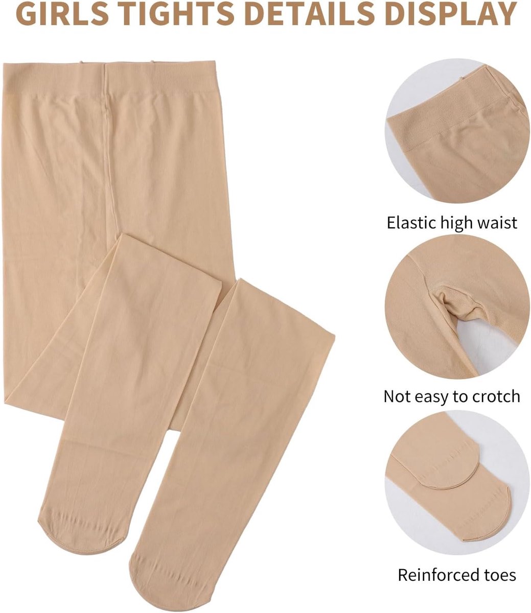 4 paar 40 denier panty meisjes fluwelen kinderpanty elastische balletpanty