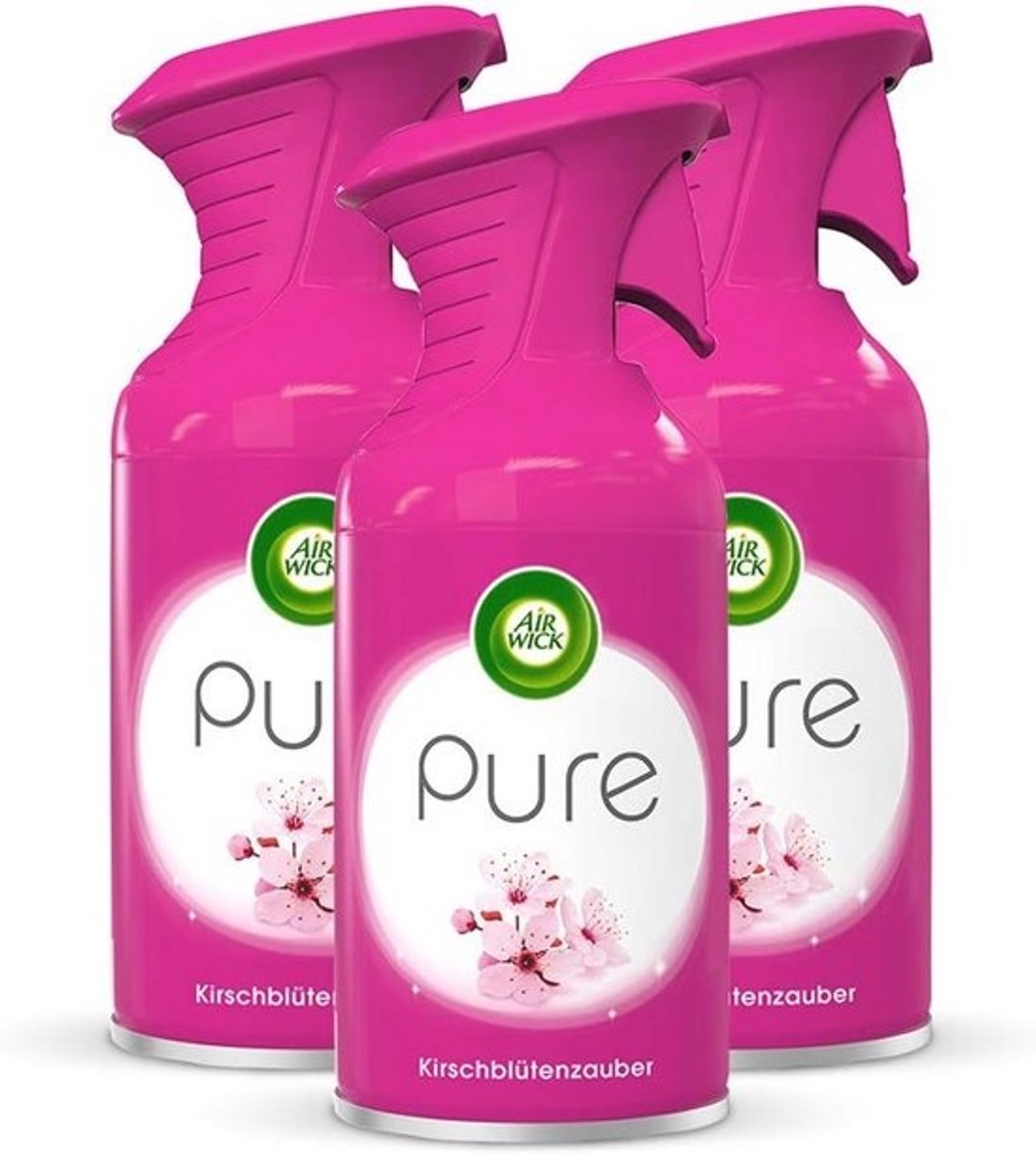 Luchtverfrisser spuitfles kersenbloesemgeur - 3 stuks 250 ml