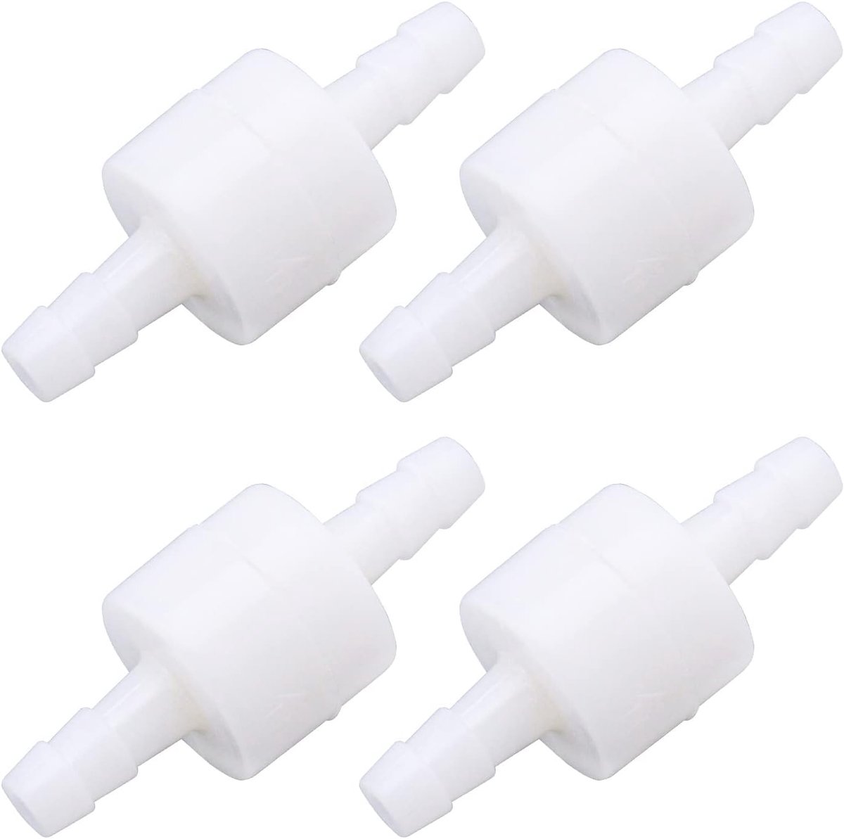 4 Stks 6mm Eenrichtingsklep Eenrichtings Lucht Water Gas Klep Kunststof Eenrichtings Niet-Terugkeerklep voor Waterbehandeling Luchtzuivering