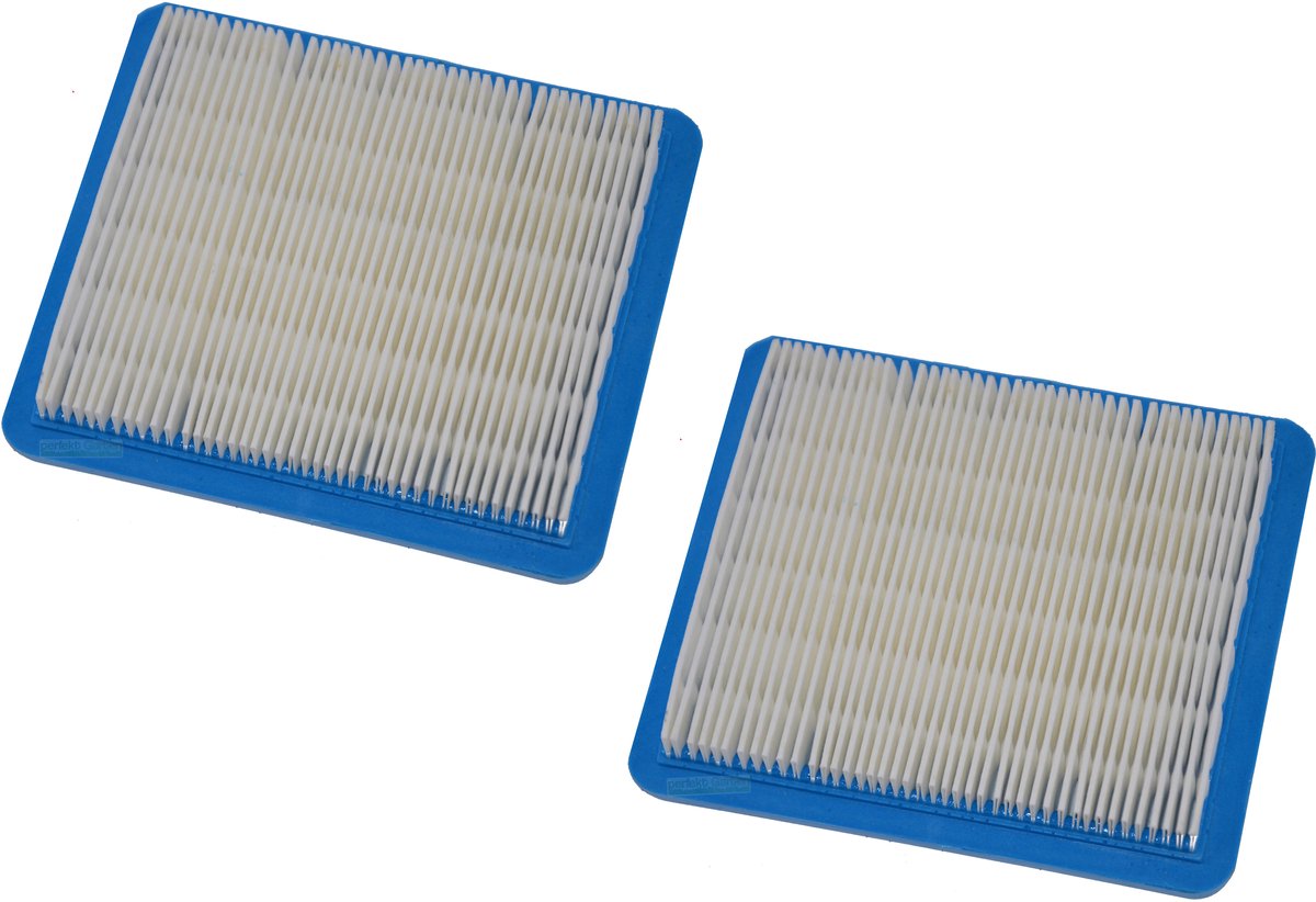 2 stuks luchtfilters voor grasmaaier Briggs & Stratton 491588S 399959 Quantum 3,5 - 6,5 HP 625 650 675