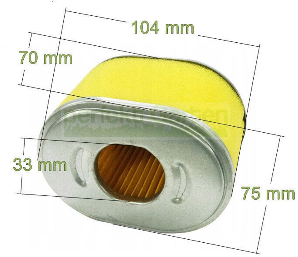 luchtfilter voor generator, waterpomp en sneeuwblazer met een Honda-motor van 5,5–6,5 HP