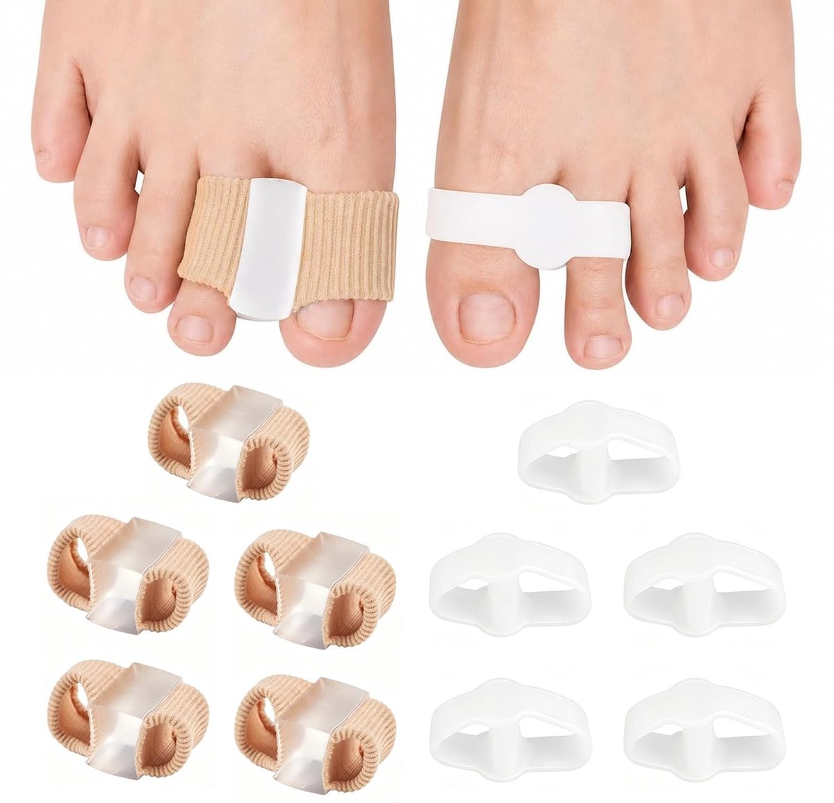 10 Stuks Hallux Valgus Corrector Teen Spreider Grote Bunion