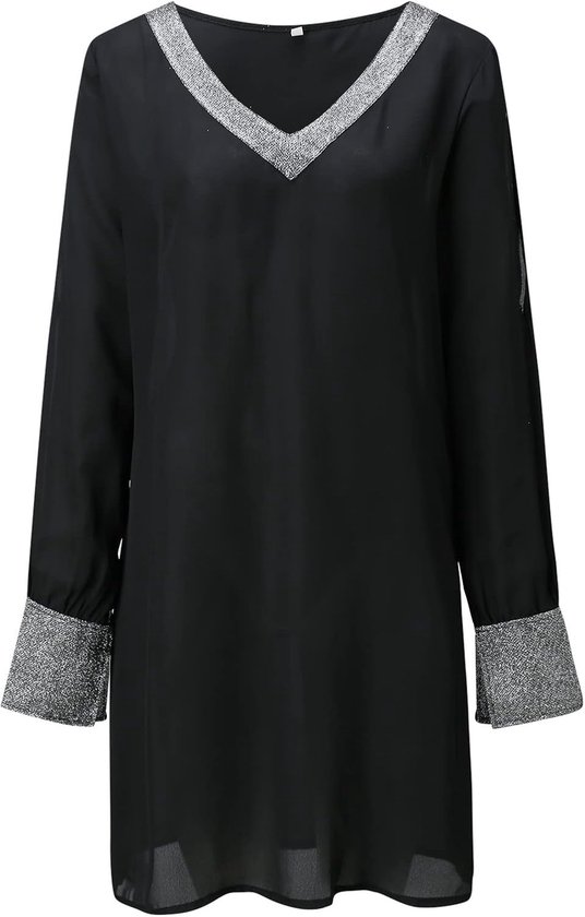 Avondjurk voor dames, chique, elegant, cocktail, ceremonie, casual, grote maat, satijn, zonder mouwen, lang, bal, feest, bruiloft, A102 — afbeelding 5