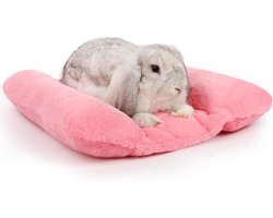 42,5 x 36 cm, mat voor konijnen en cavia's, roze