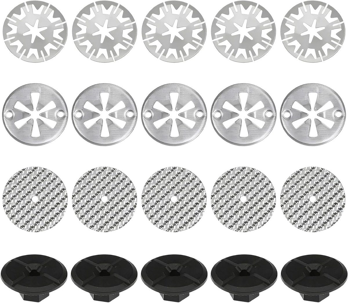 Warmtebeschermplaten, reparatieset, klemschijven, praktische klemschijven, hittebeschermplaten, metalen sterschijven - ShopVlot
