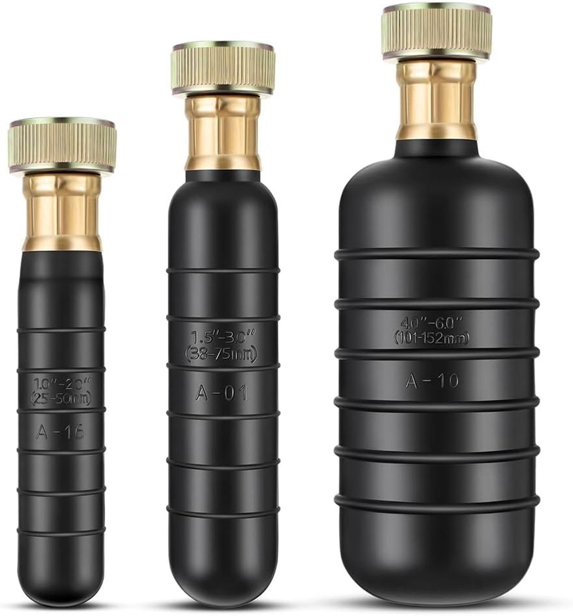 Drain bubble set, 3-piece drain cleaning set, suitable for 1 to 6 drain pipes, dissolves stubborn blockages in the - ShopVlot
