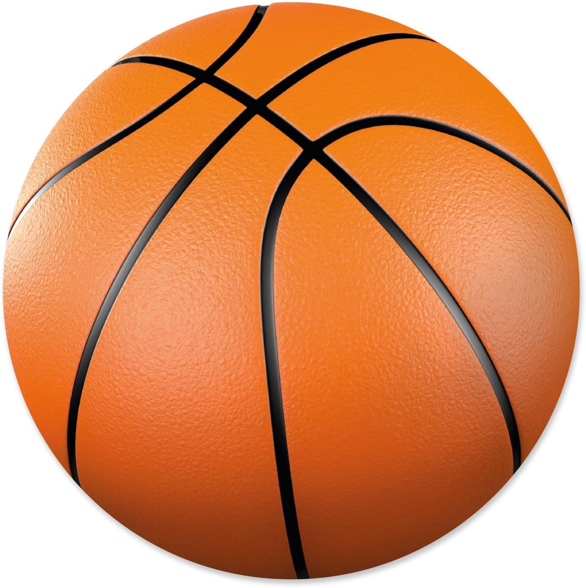 Muismat basketball 22 cm - rond - antislip - comfortabel werken - ShopVlot