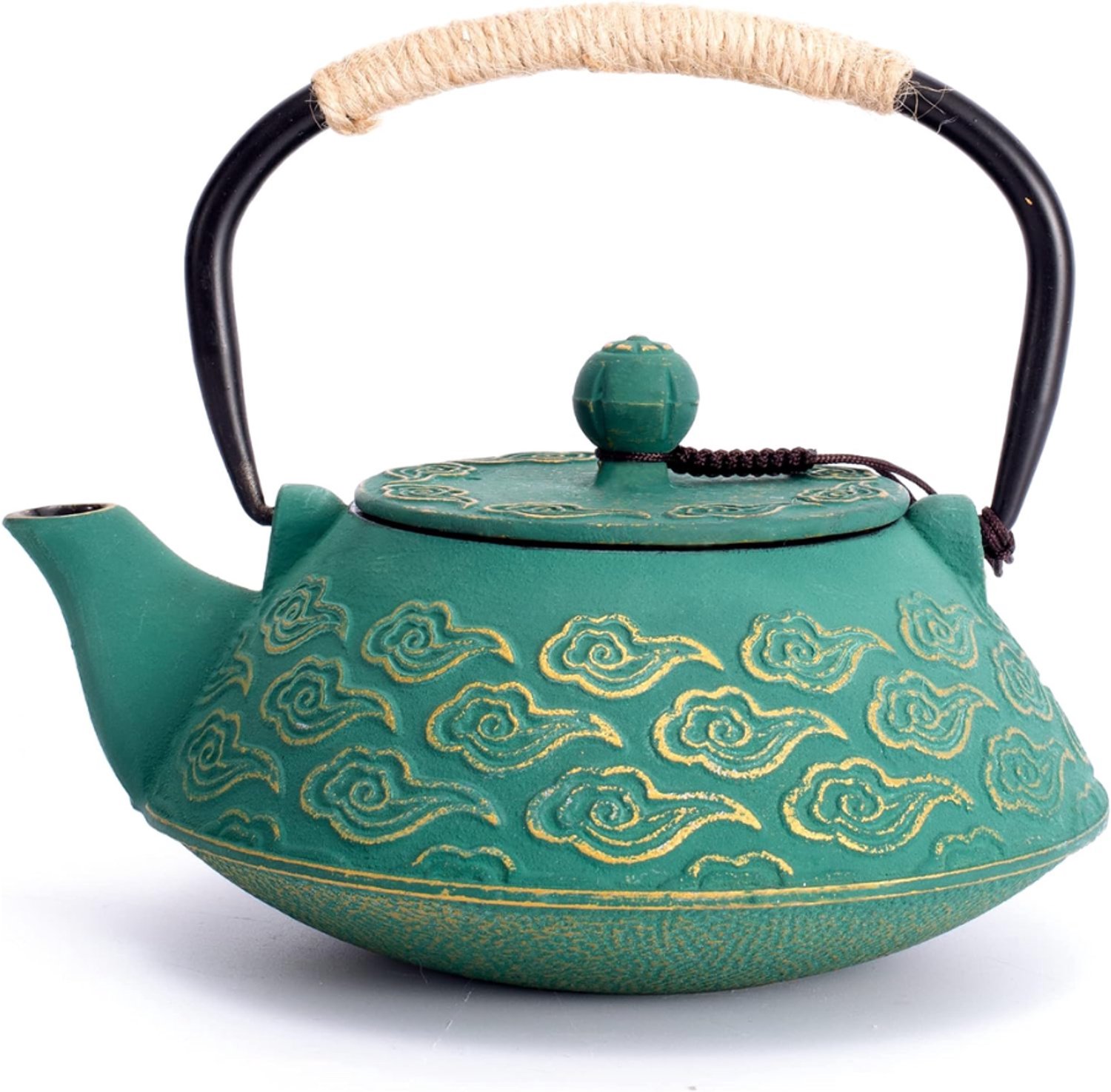 VH Supplies® Gietijzeren Theepot - Gietijzeren Theeketel - Japanse Theepot - 800 ml - Groen