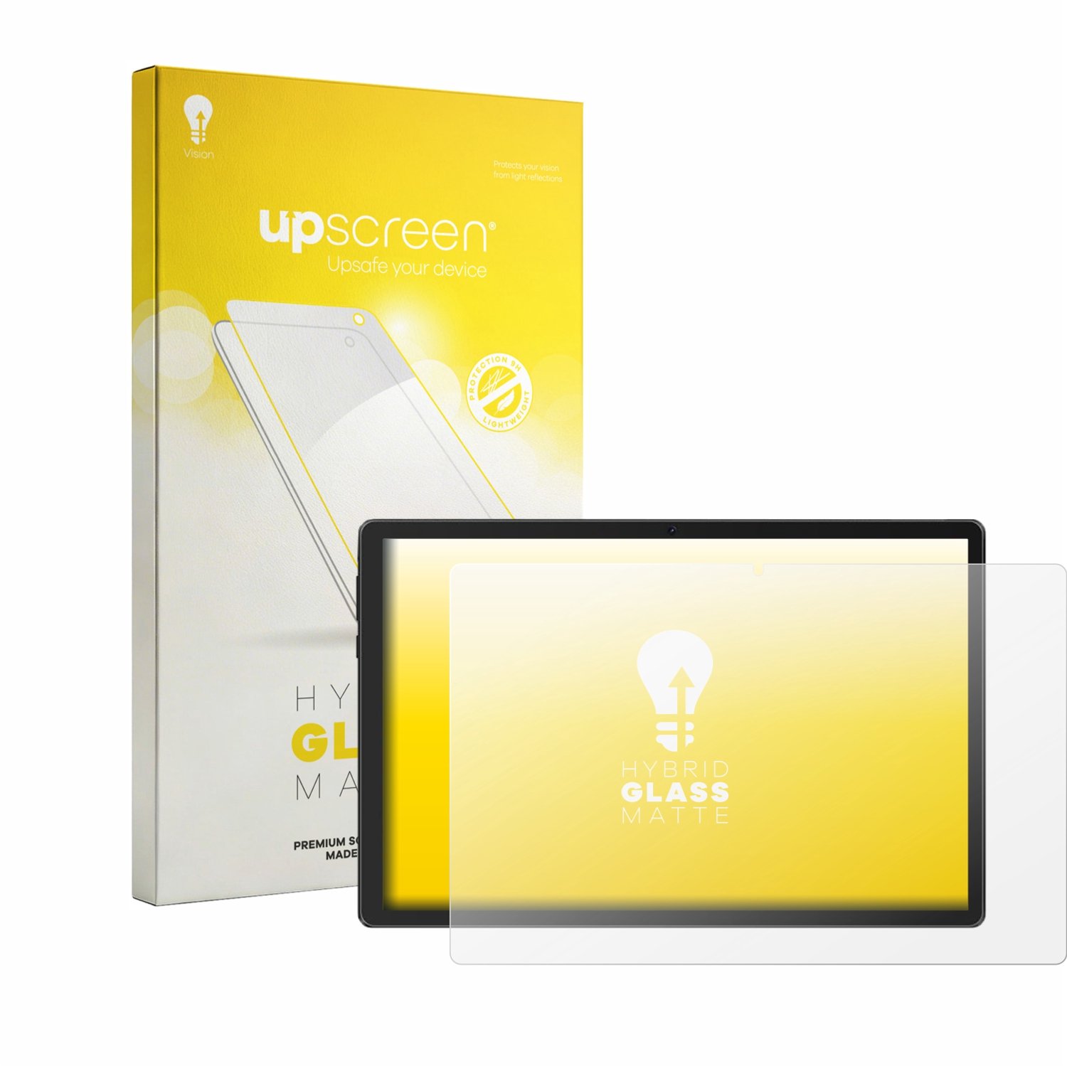 upscreen - Screenprotector voor Gleeso Tablet 10.1" - Folie Beschermfolie Beschermglas matte