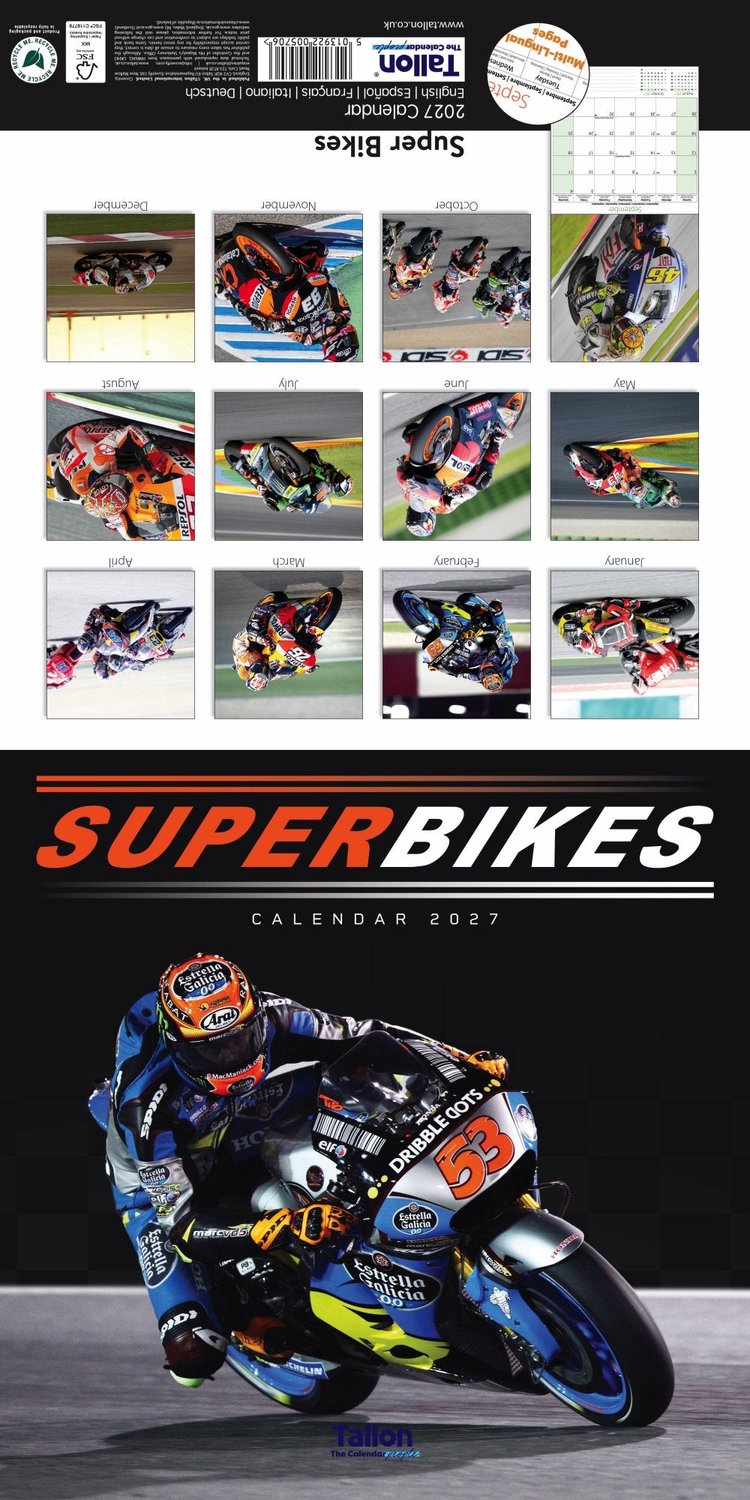 Super Bikes & Fast Cars Kalender 2027