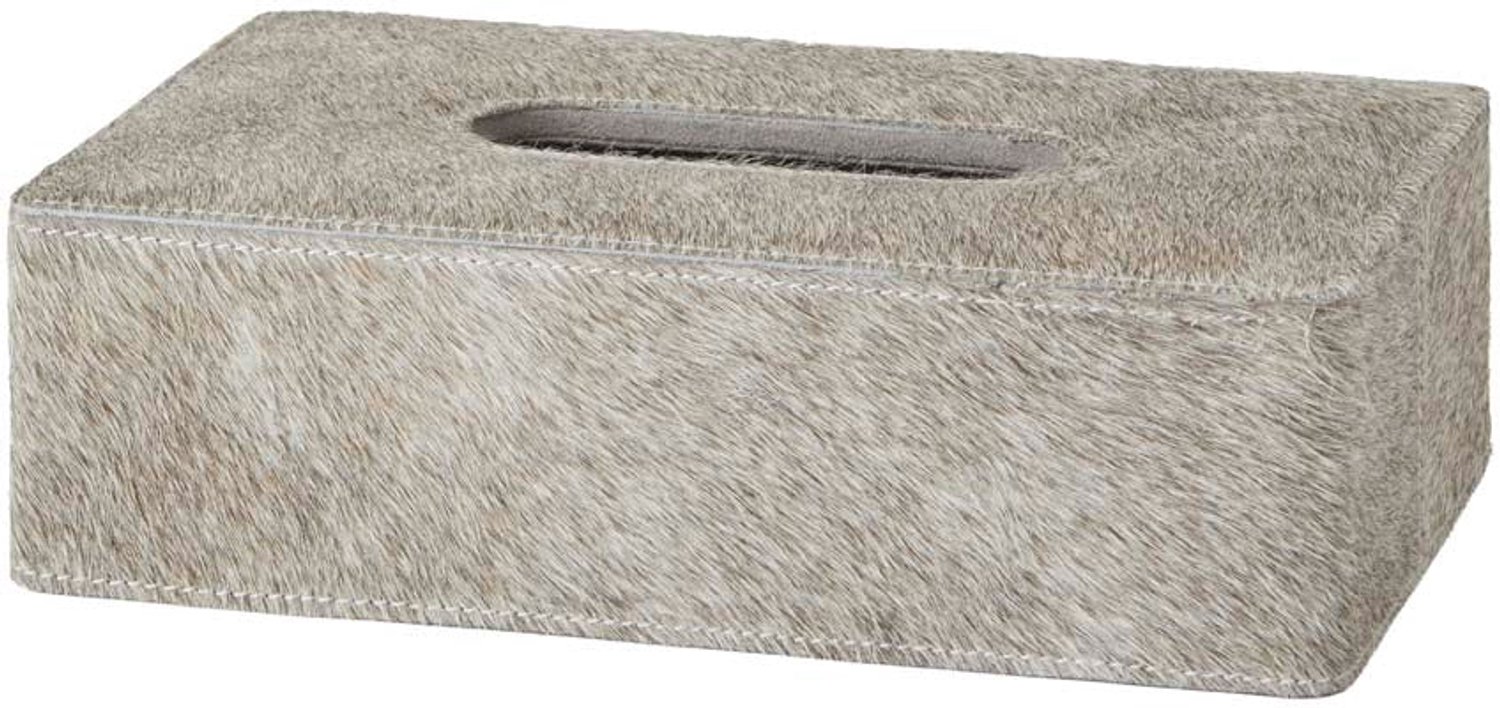 Java Tissuehouder Brindle | Lichtgrijs | Faux suede