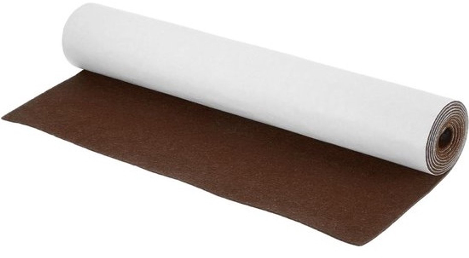 Zelfklevend vilt - Viltrol van viltstof - Meubels beschermen - Zelfklevende achterkant - 40 x 220 cm - Donkerbruin