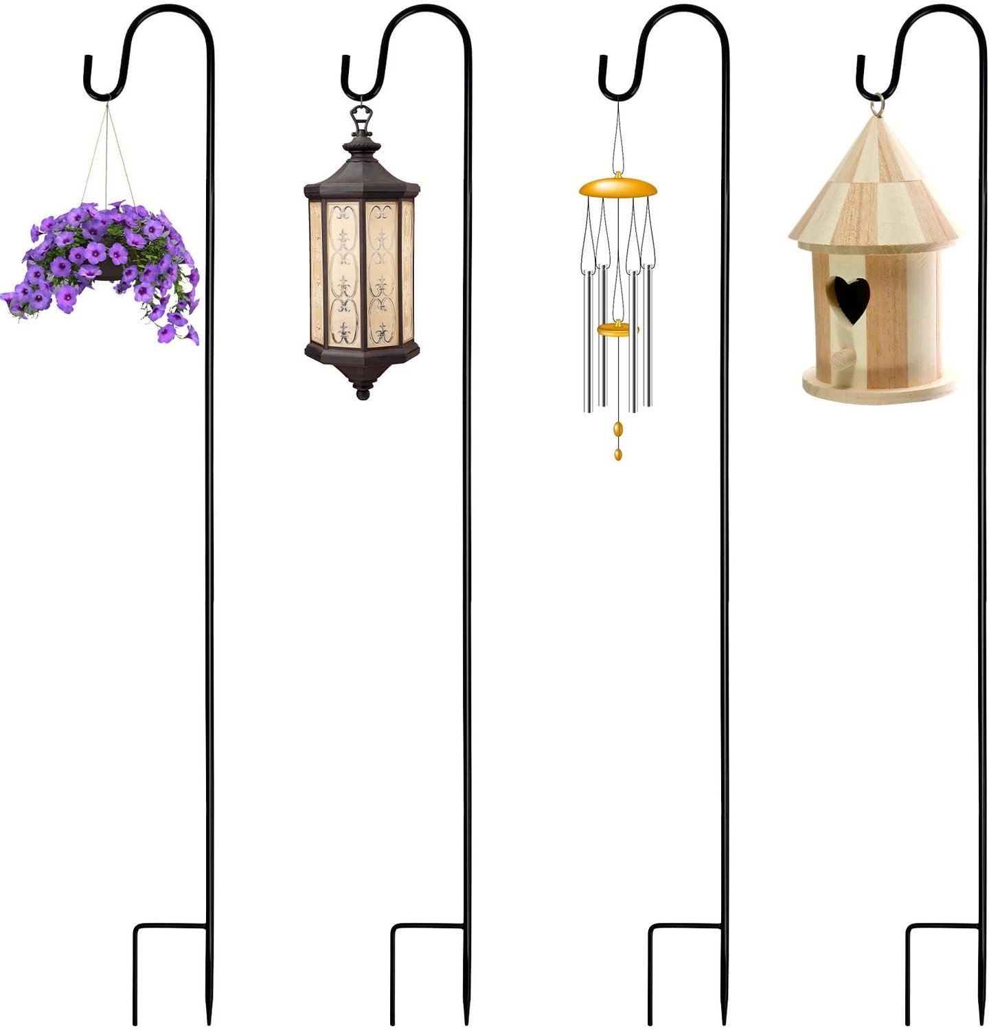 Set van 4 Herdersstokken voor de Tuin