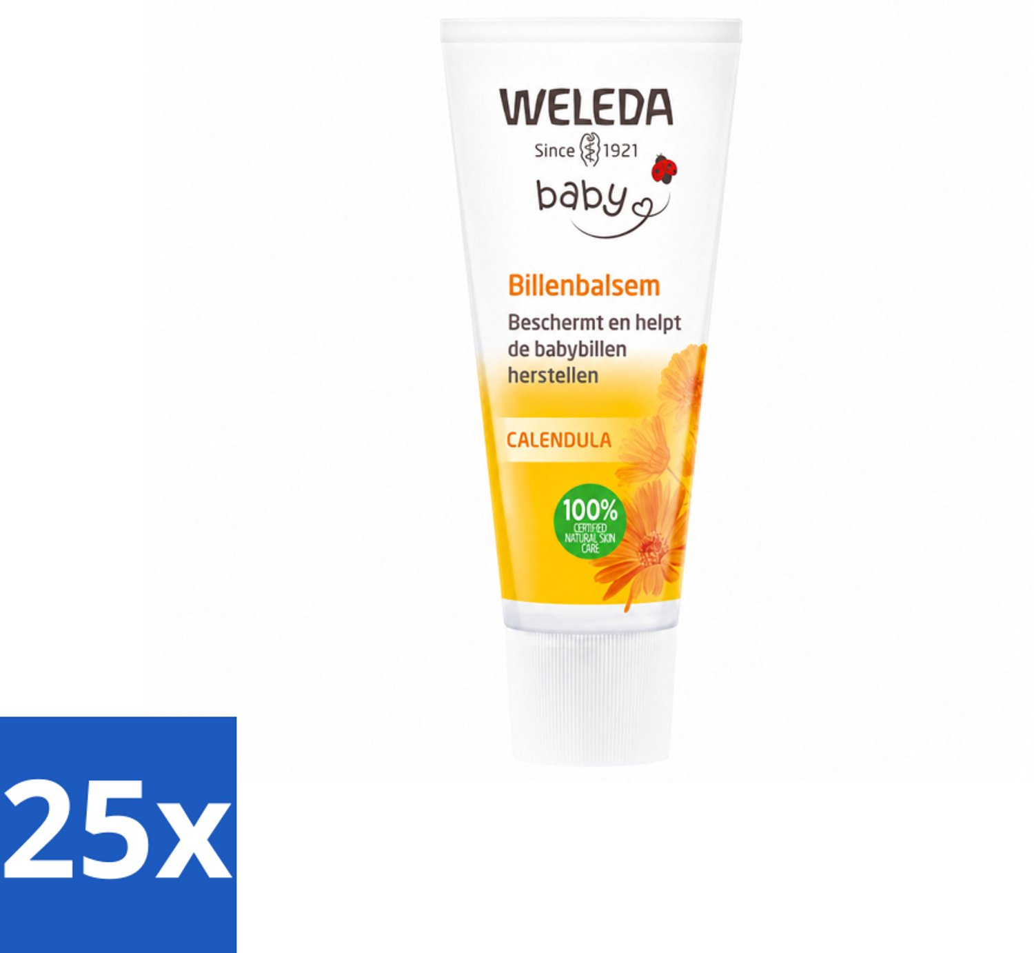 25 x WELEDA - Billenbalsem - Baby Calendula - 30 ml - Voordeelverpakking - 25 stuks