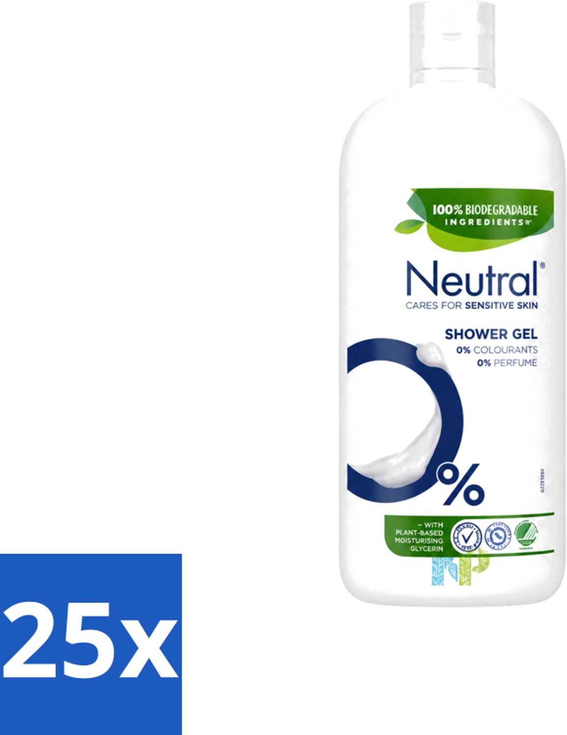 25 x Neutral – Douchegel – Sensitive Skin – 900 ml - Voordeelverpakking - 25 stuks