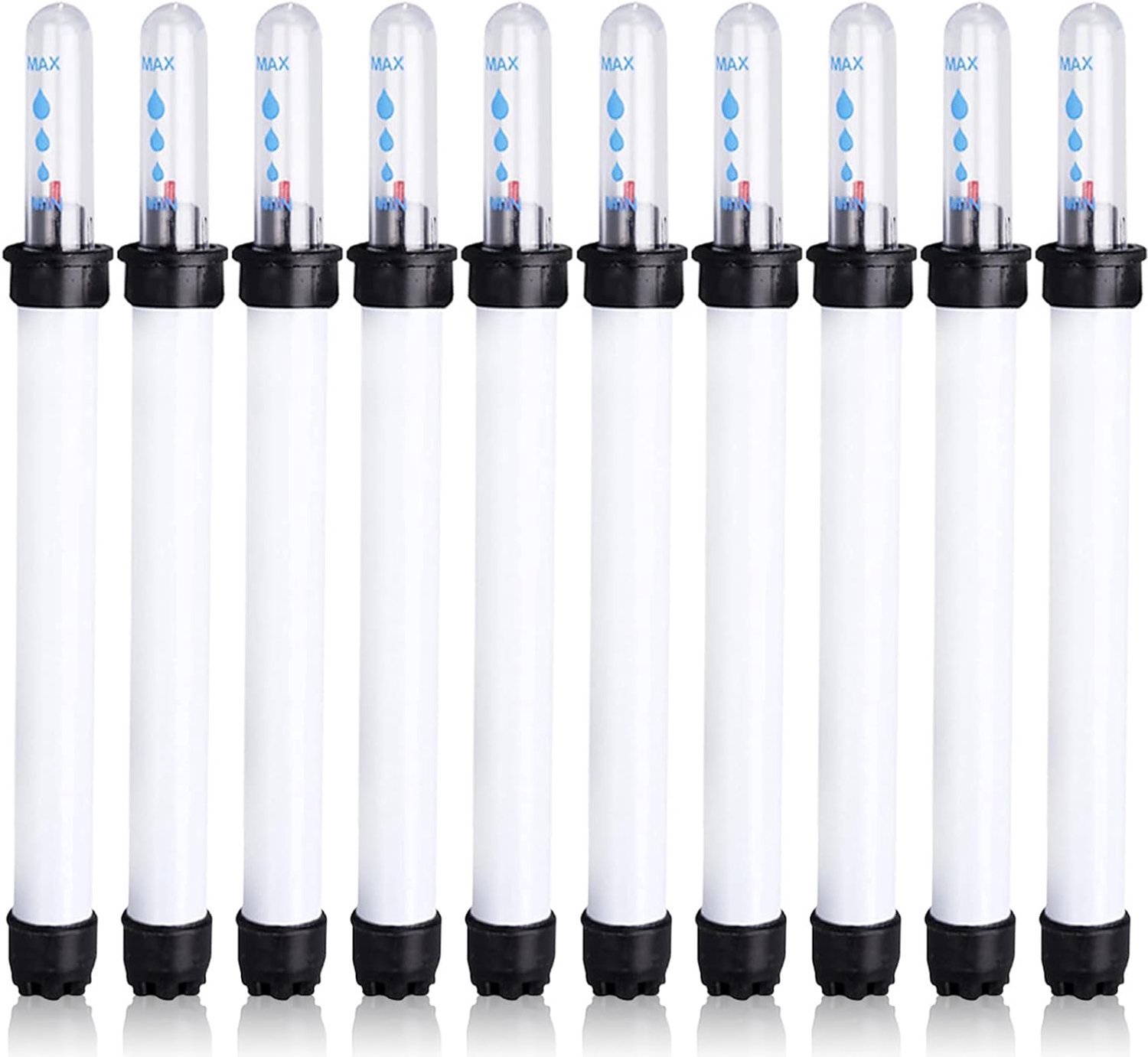 10 pcs Bodemvochtmeter, 20cm Plant Waterniveau-indicator Waterniveaumeter Tester waterniveaumeter display Waterniveau-indicator Bodemvochtmeter Sensor voor Tuinieren Potplanten