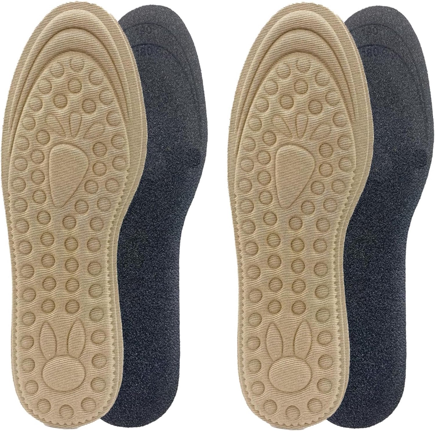 Kinderinlegzolen voor kinderen, 2 paar snijdbare schoeninlegzolen voor kinderen Schattige geheugenschuim inlegzolen voor te grote schoenen Anti-zweten schoenvulling voor jongens meisjes (UK 13K-2)