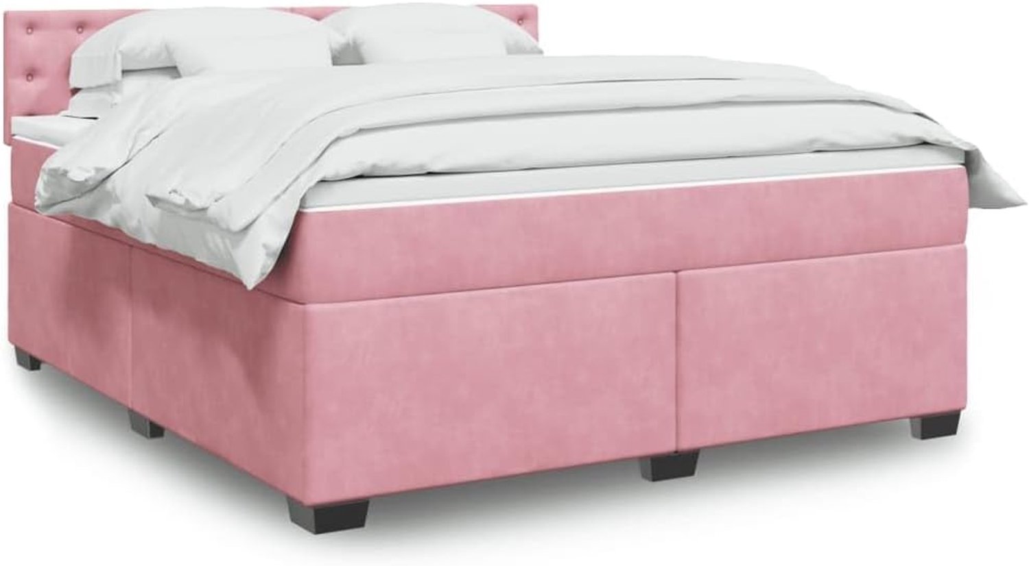 Boxspringbed Pocketveringmatras Roze 180x200 cm