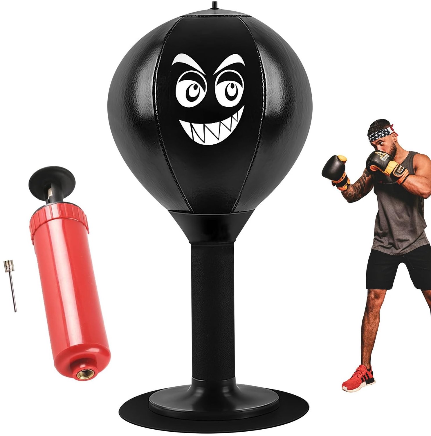 Punching Ball met Zuignap voor Stressverlichting
