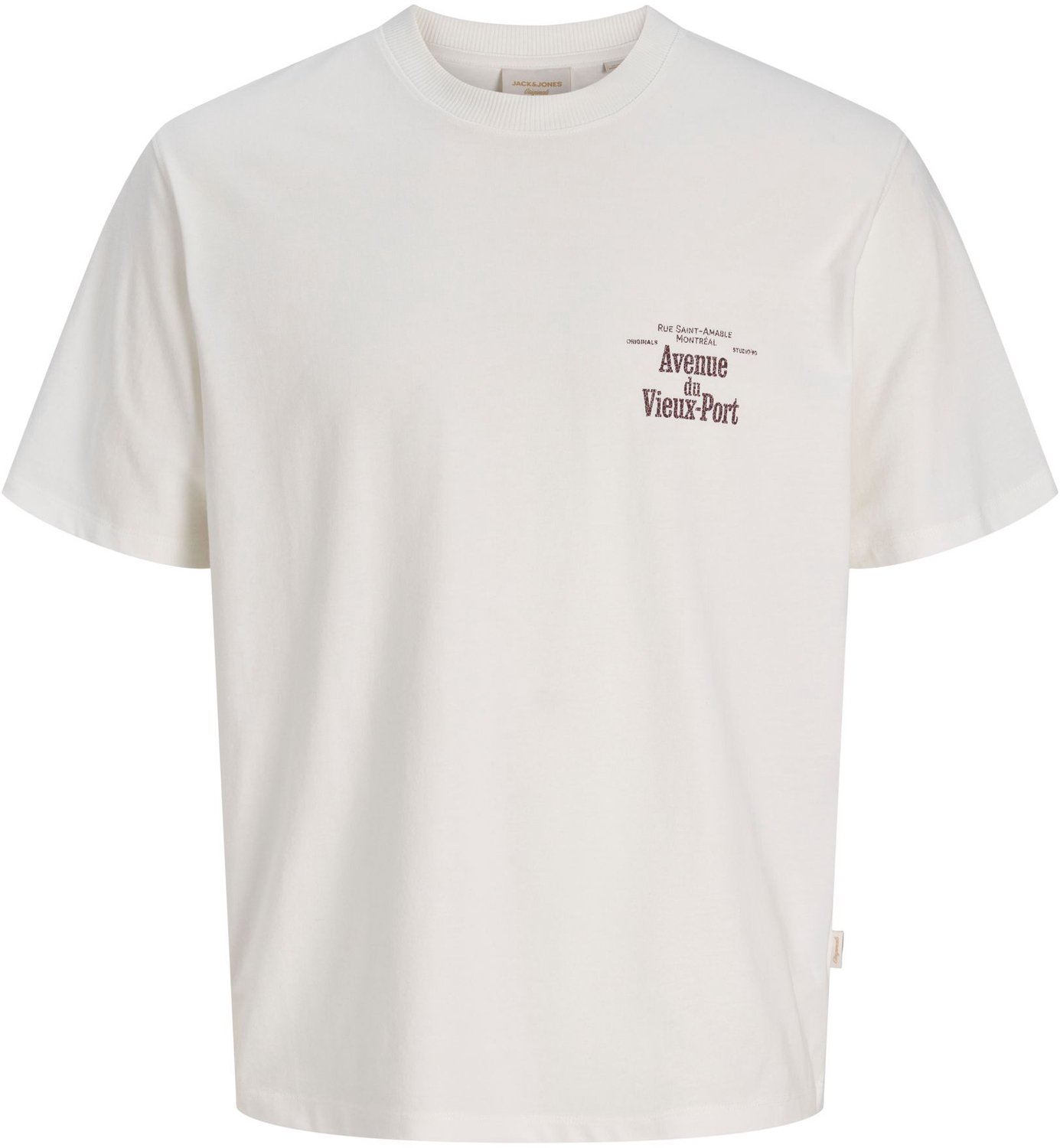Jack & Jones Plus T-shirts Plus Size Achterkant bedrukt T-shirts