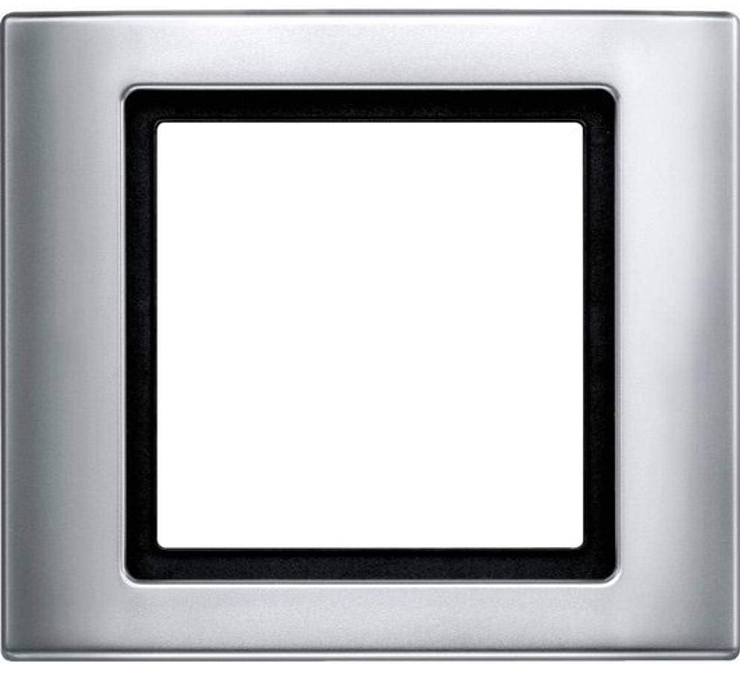 Enkel afdekraam - Afdekking voor schakelaar - Moderne afwerking - Water- en stofbescherming - 102x90 mm - Aluminium
