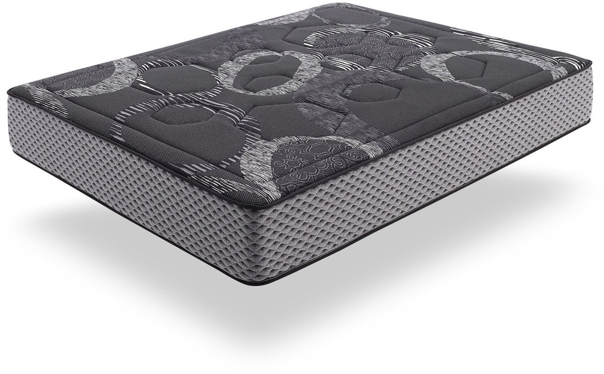 Matris Matras met verpakte veren 160x190 Grafeno Night Confort hoogte 30+/-2. Negro