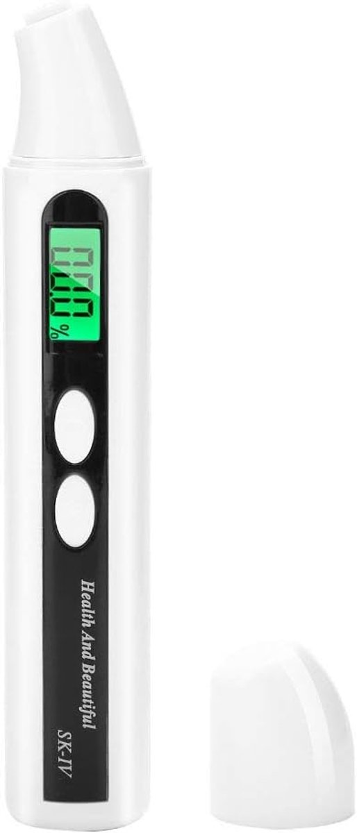 Professionele digitale huidanalysator, olietester met BIA-technologie LCD-display voor dermatologen, schoonheidssalons, thuisgebruik, 17 cm draagbaar apparaat