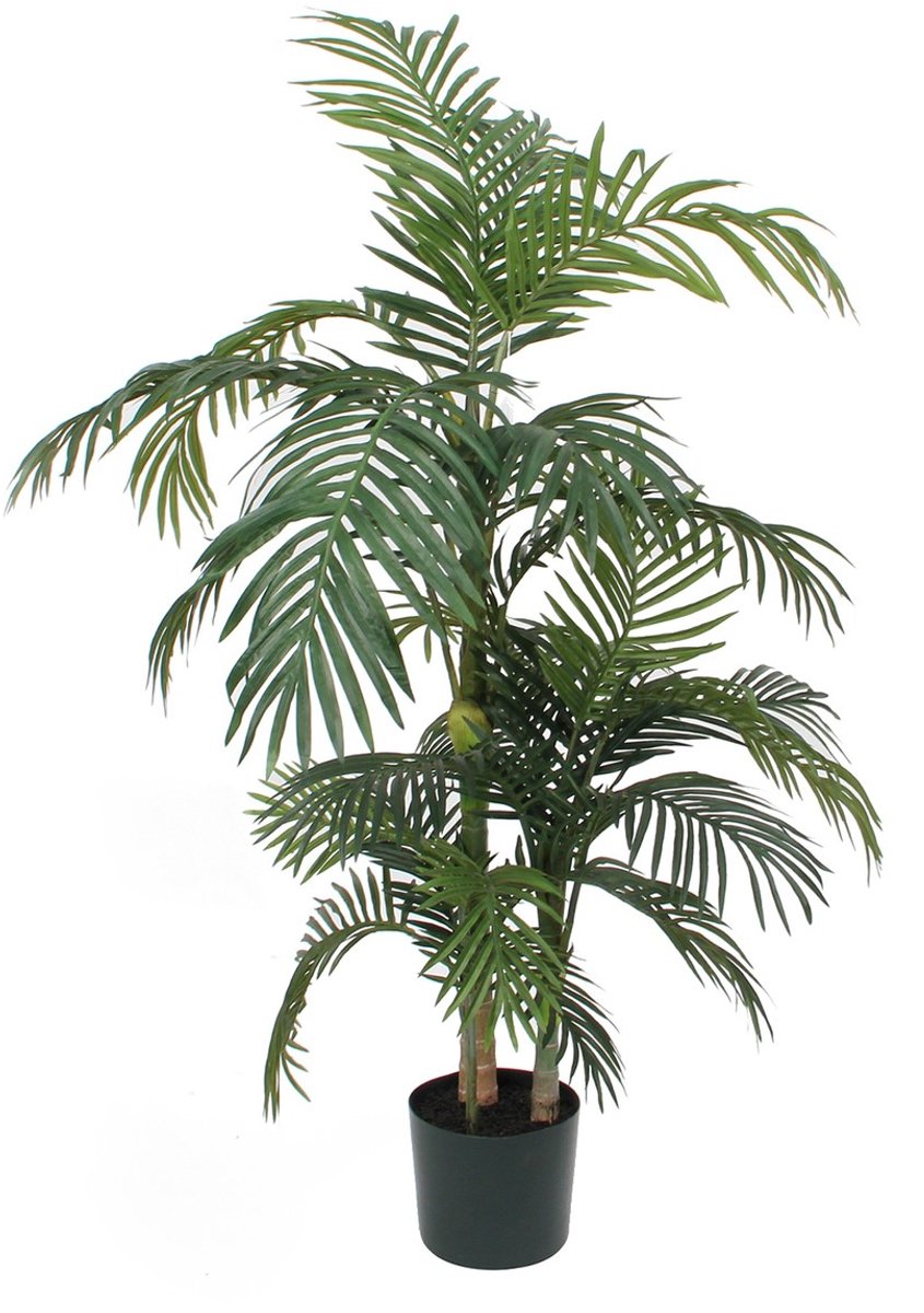 Mica Decorations Areca palm Kunstplant - H150 x Ø100 cm - groen