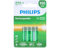 Philips AAA Oplaadbare Batterijen