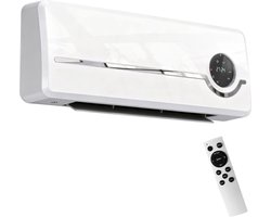 HOMCOM Wall-mounted Heater Kunststof 50L x 18,6B x 12,9H cm Wit