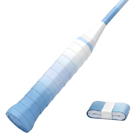 Padel grip blauw voor dames en heren – 1 stuk racket grip tape – gladde overgrip voor padel racket, tennis racket, badminton racket en pickleball racket – handvat tape Padel grip blauw voor dames en heren – 1 stuk racket grip tape – gladde overgrip voor padel racket, tennis racket, badminton racket en pickleball racket – handvat tape