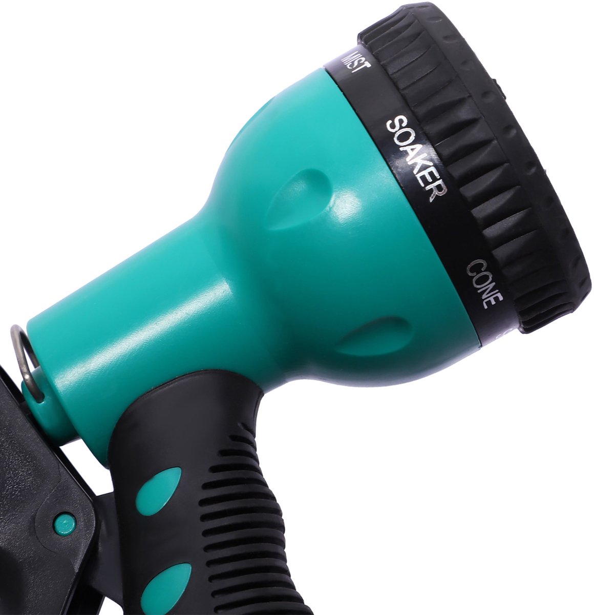 MODFU - Wand Slangbox - 15 M Slang - 7 Sproeistanden - 180° Draaibaar - Kunststof - Groen Zwart