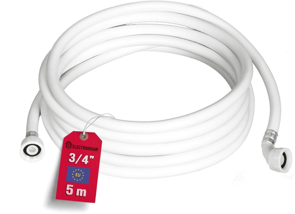 Elzusha - Wasmachine Slang 5 Meter - PVC met Hoge Dikte
