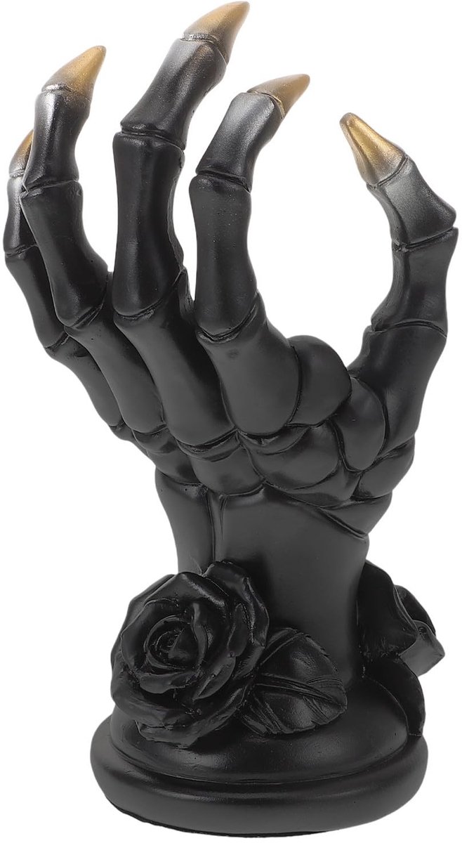 Elzusha - Spierhand Sieradenhouder - Kunsthars - Zwart