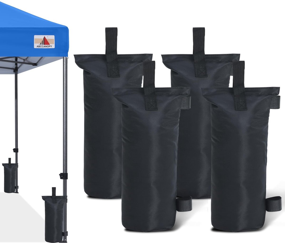 Elzusha - Set van 4 Waterdichte Gazebo Gewichten voor Stabilisatie