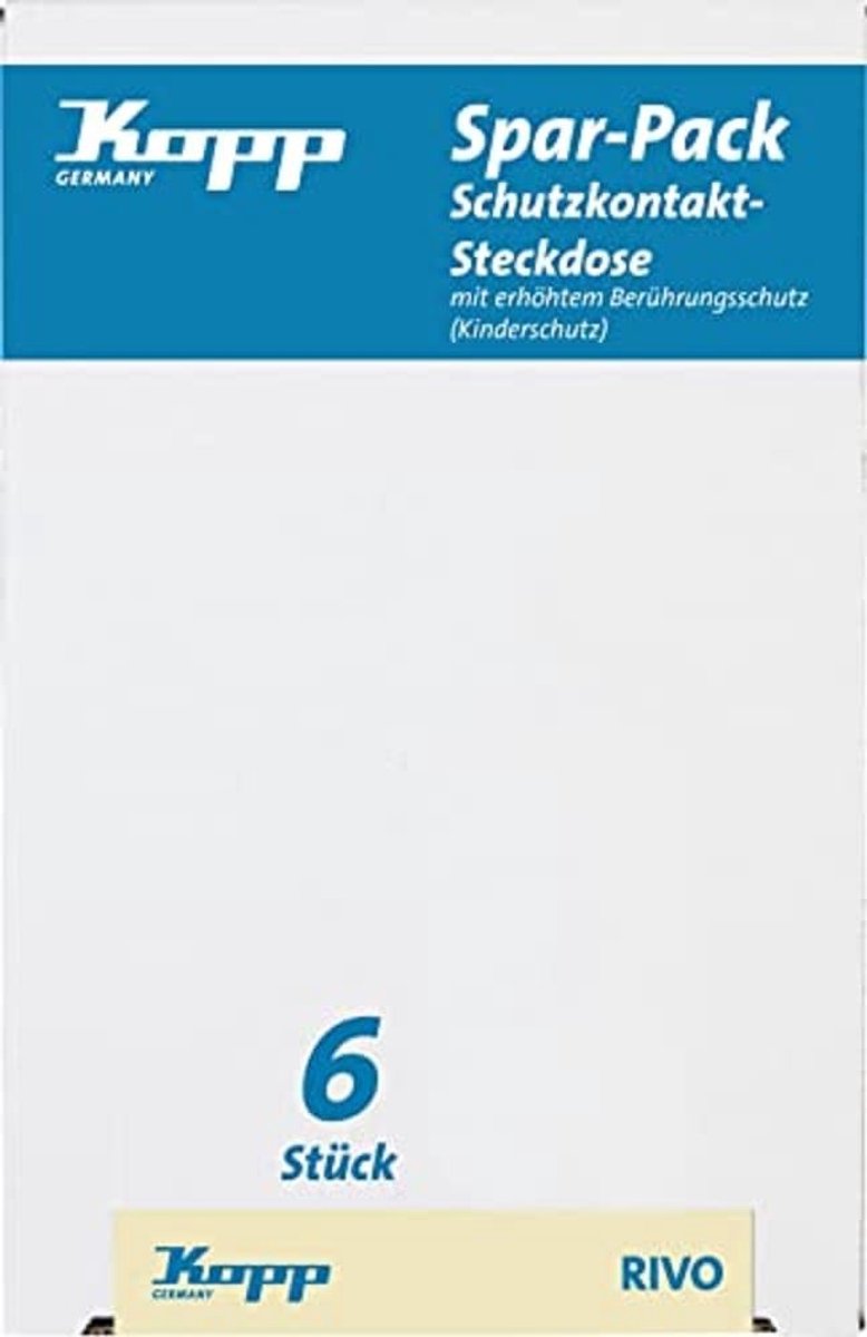 Elzusha - Profi-Pack met 6 Beschermende Stopcontacten voor Veilig Gebruik