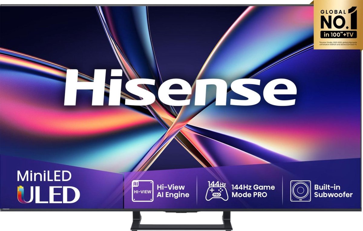 Hisense 50E8Q - 50 inch - 4K QLED - 2025 - Smart TV