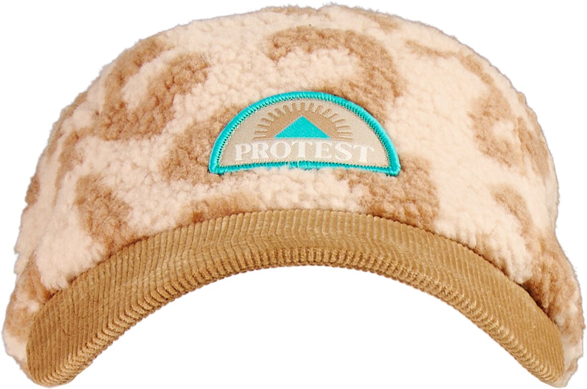 Protest PRTMalena Baseball cap Dames Verstelbaar Snapback Pet Fleece Bruin