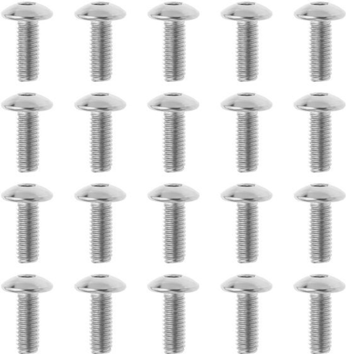 Dailygoody - Motorfiets Kuip Bevestigingsschroeven - M6x16mm - Ideaal