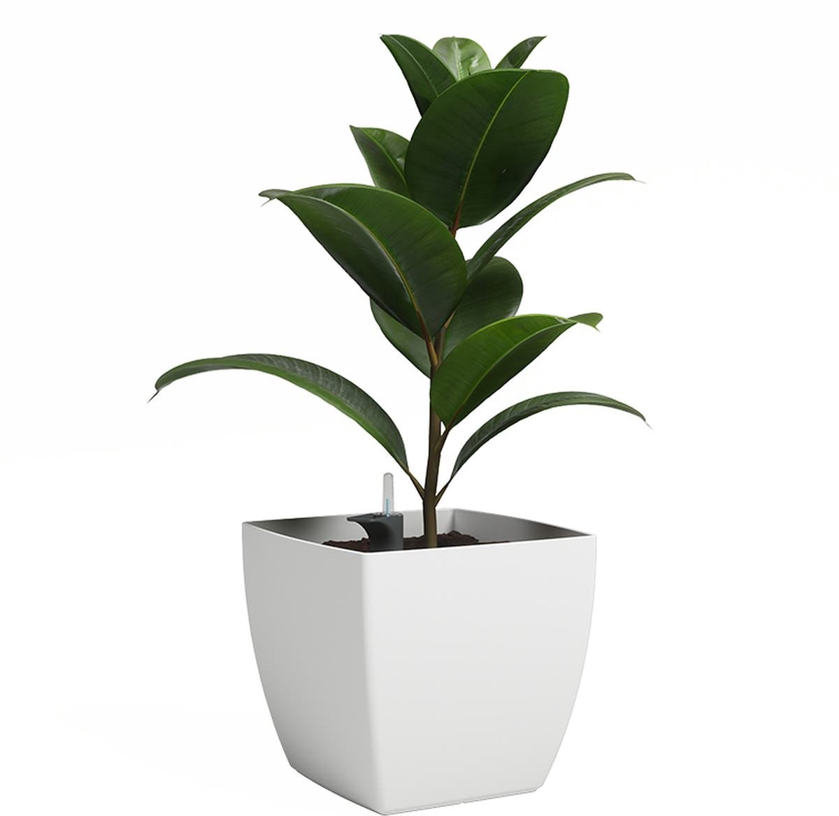 Artevasi Siena SWS Bloempot Zelfwaterend Ø 30 cm Mat Wit - Plantenpot voor Kamerplanten