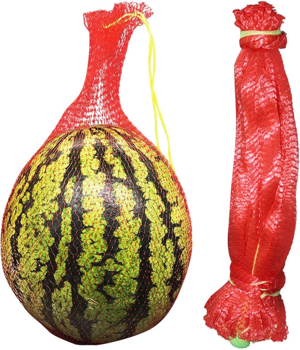 50 Stuks Fruitnetten voor Bescherming, Opslag en Ophangen van Fruit - Ideaal voor Tuinaccessoires en Groenteopvang